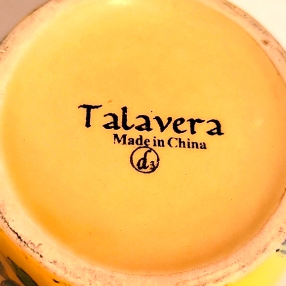 Talavera LARGE POTTERY MEXICAN ART MUG - Picture 5 of 5